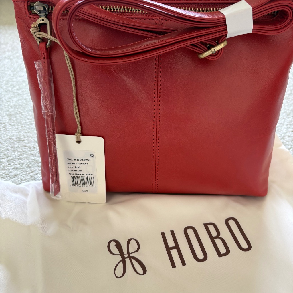 Hobo Cambel Crossbody Brick
